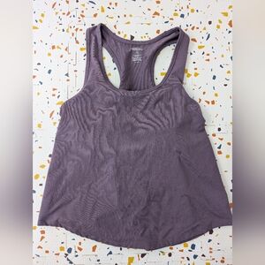 Girlfriend Collective Purple Racerback Tank Top Size Small
